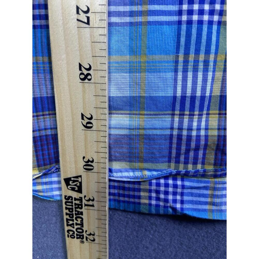 BARBOUR L94716 Men's Multicolor Gerald Tailored Fit Madras Sport Shirt Size 3XL - Picture 7 of 10